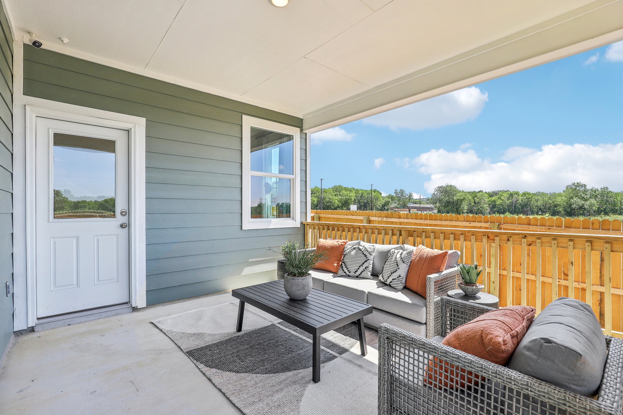 Covered patio in Washington State