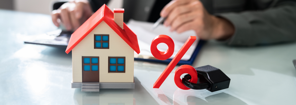 A person building a house.