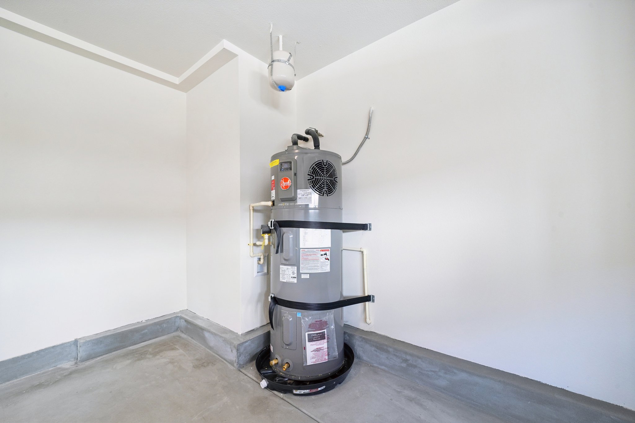 A machine in a room.