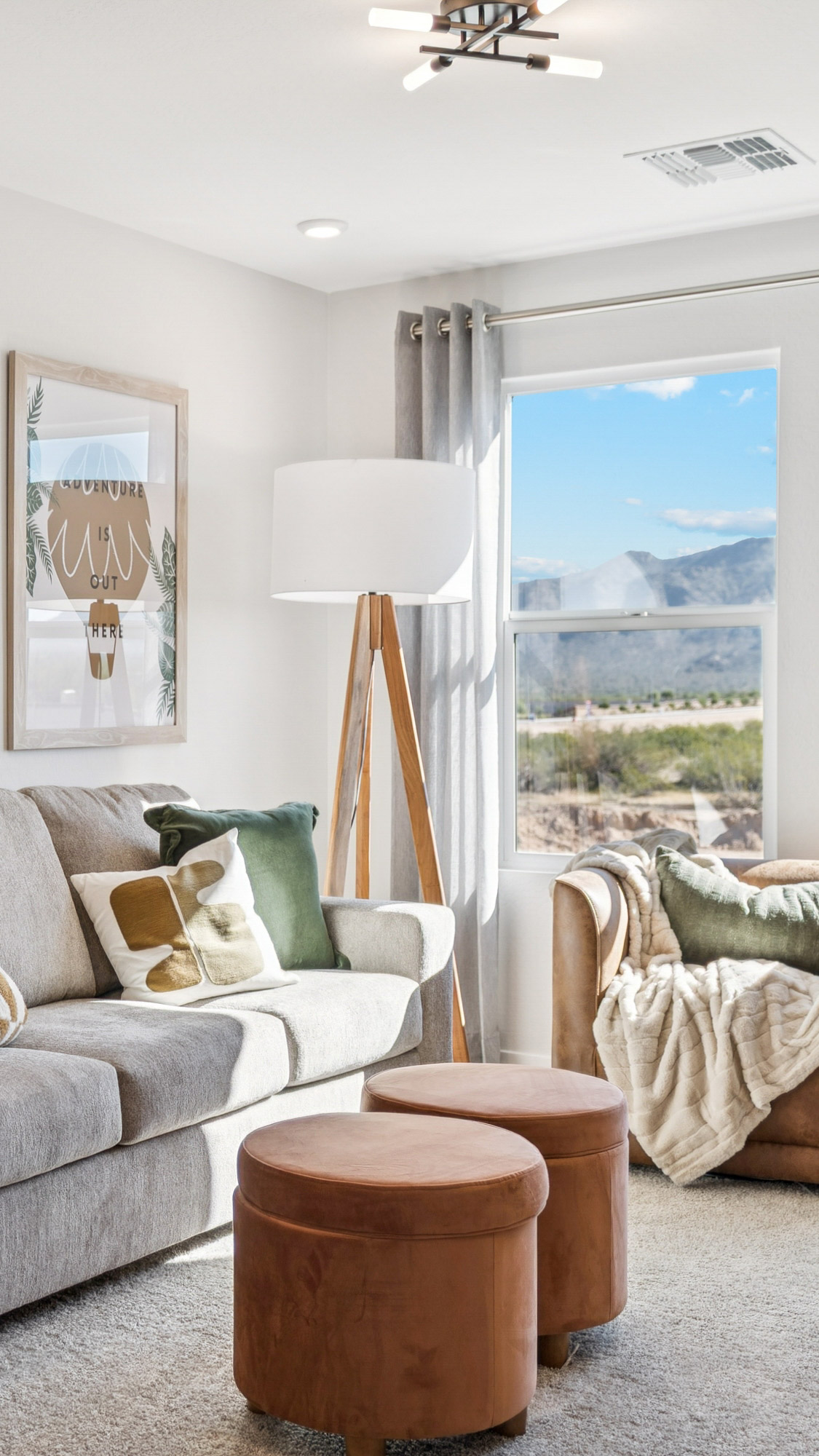 Lanner Model Home at The Overlook Collection at Rancho Vista in Surprise AZ, with stunning view of white tank mountains from loft, community amenities, & located off of Sun Valley Parkway in Surprise AZ 10 minutes from US-60 & Loop 303