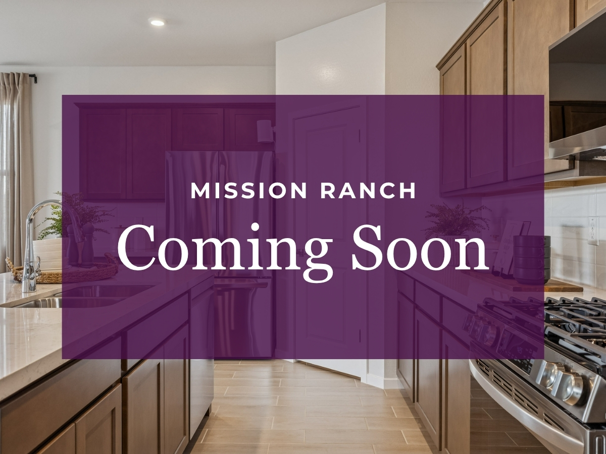 A kitchen with purple cabinets.