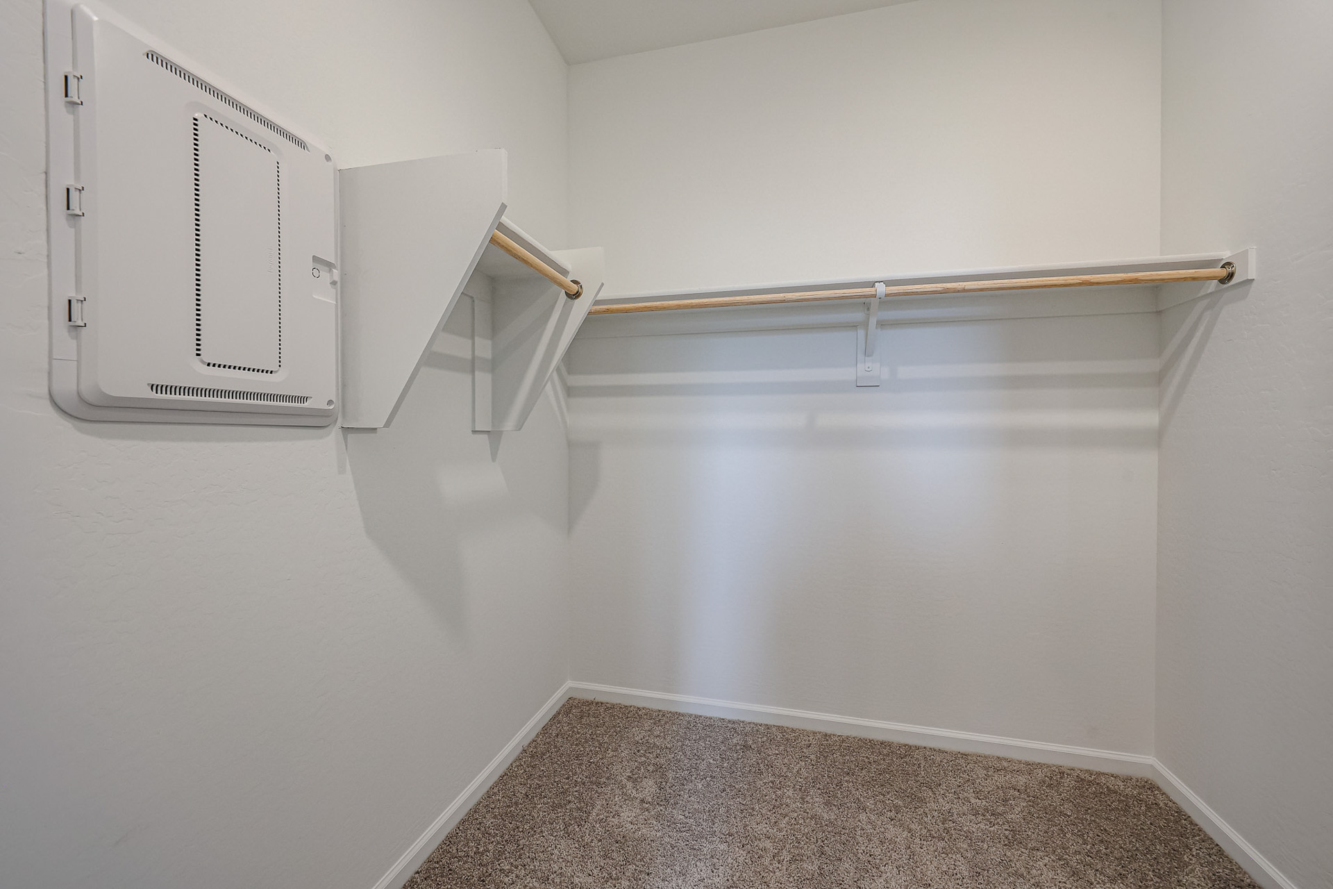 A staircase in a room.