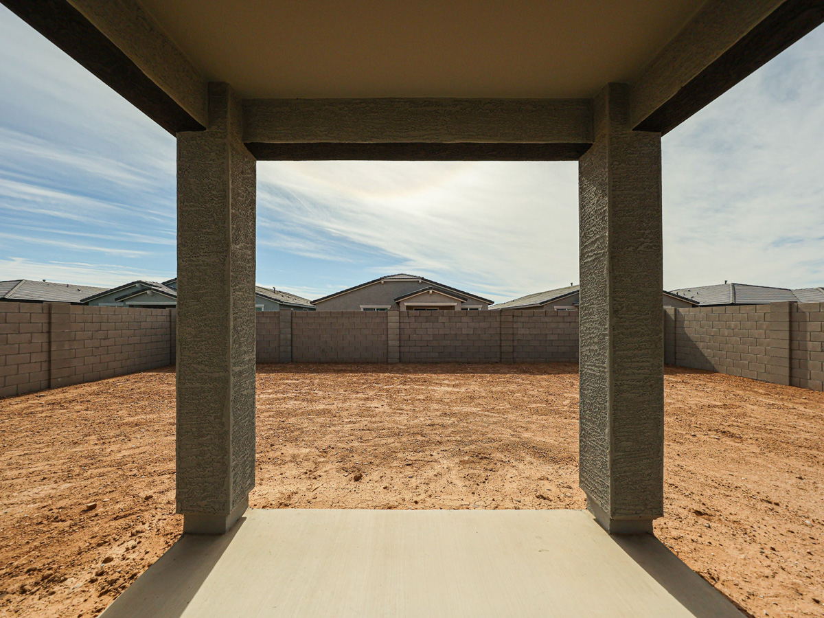 A large concrete structure.