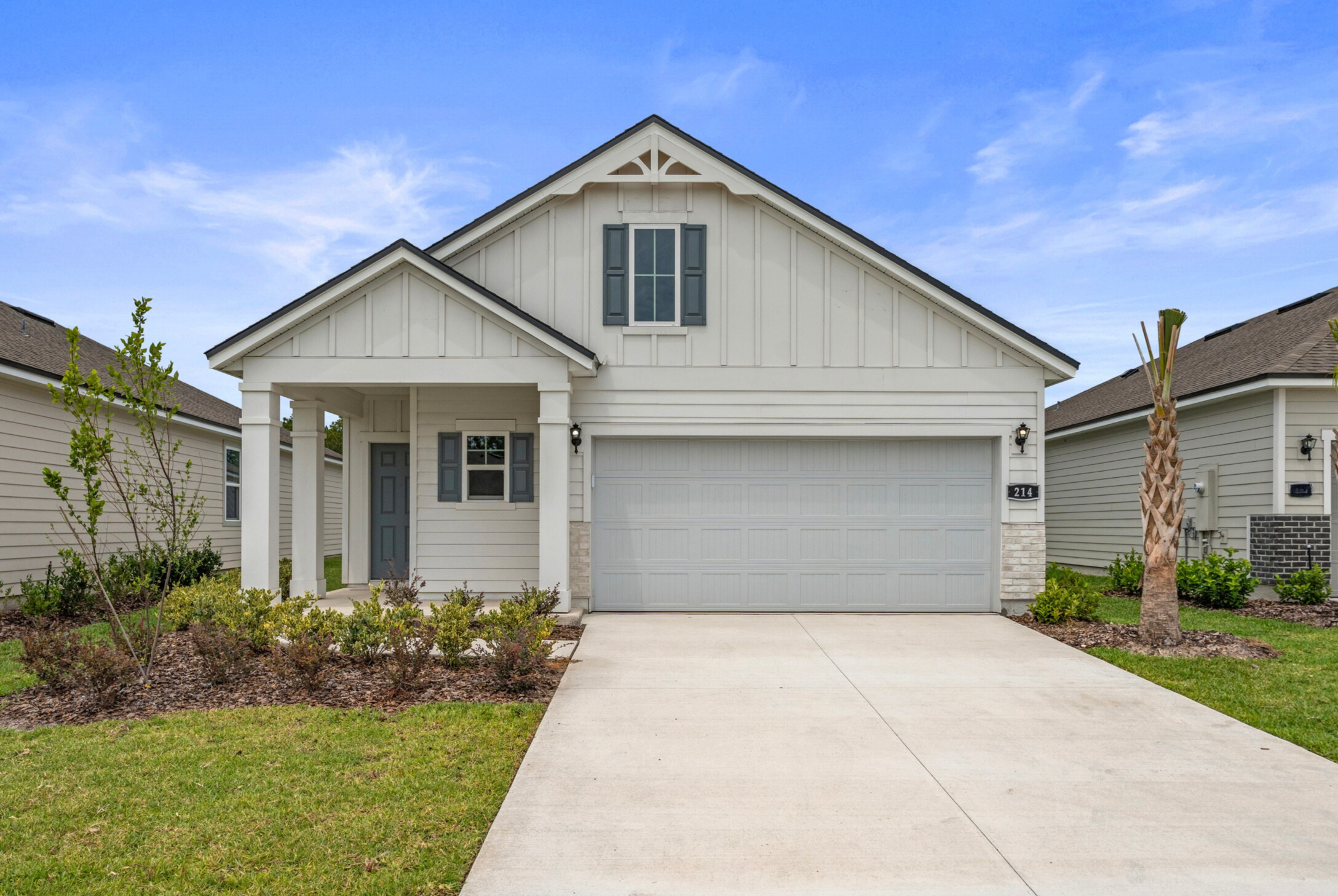 Captiva Floorplan Exterior Lot 59 at Seminole Palms in Palm Coast.