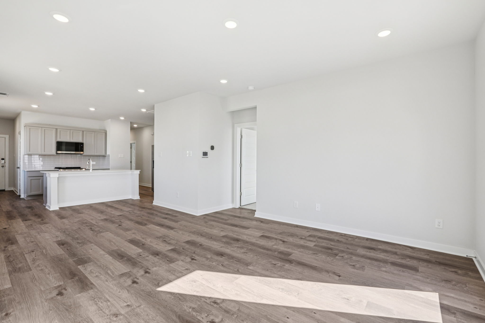 A large empty kitchen.