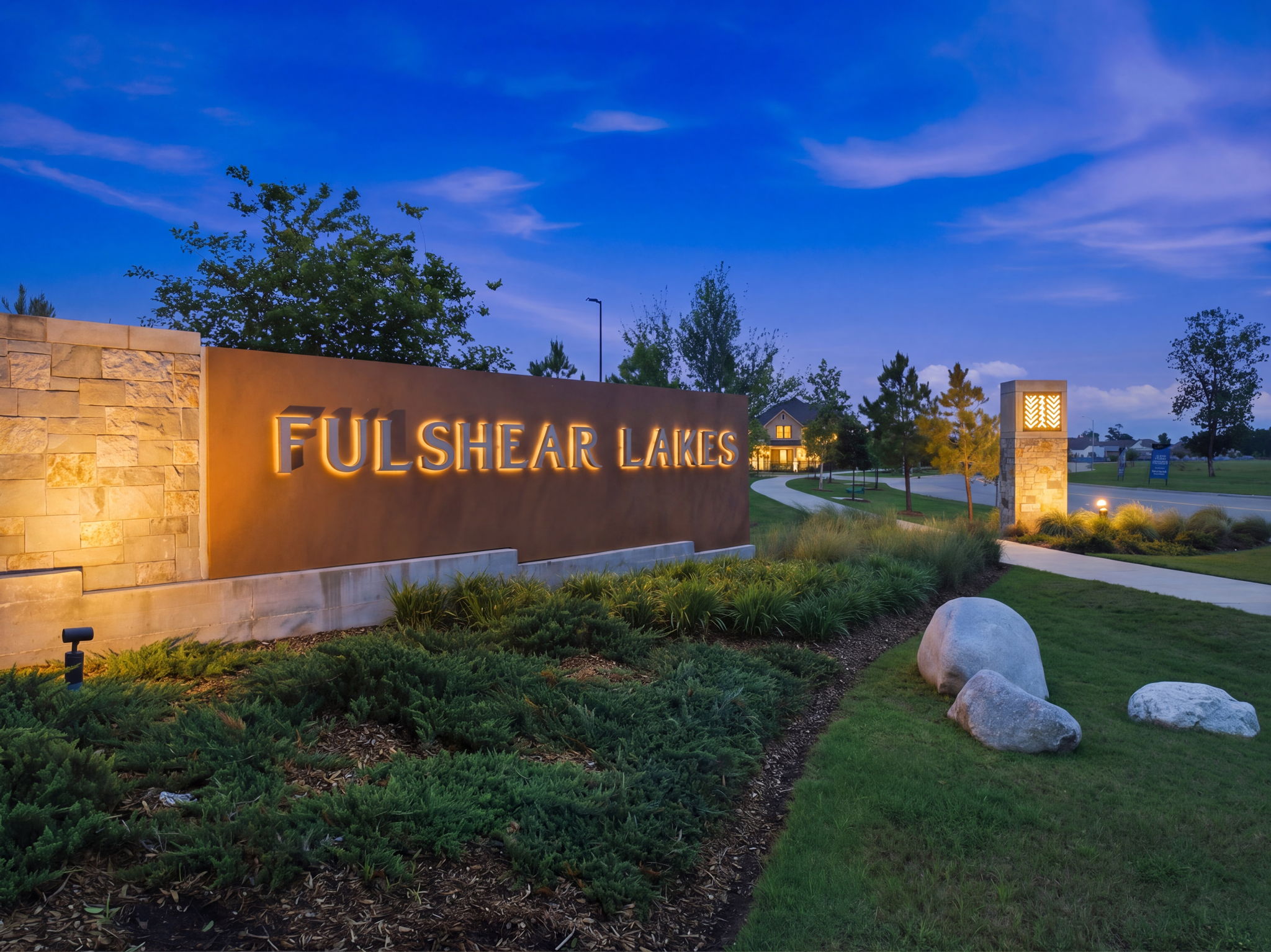 A sign on a building.