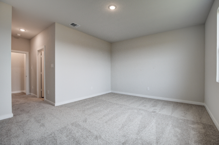 A room with white walls.
