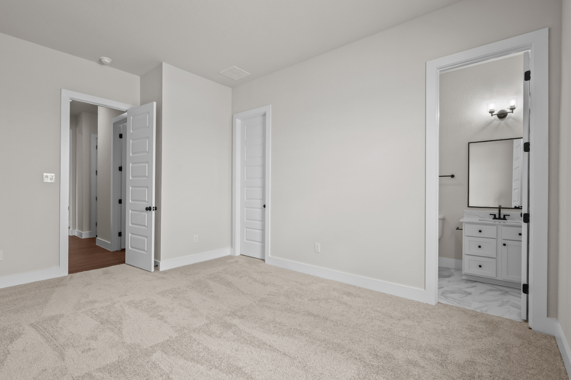 A room with white walls.