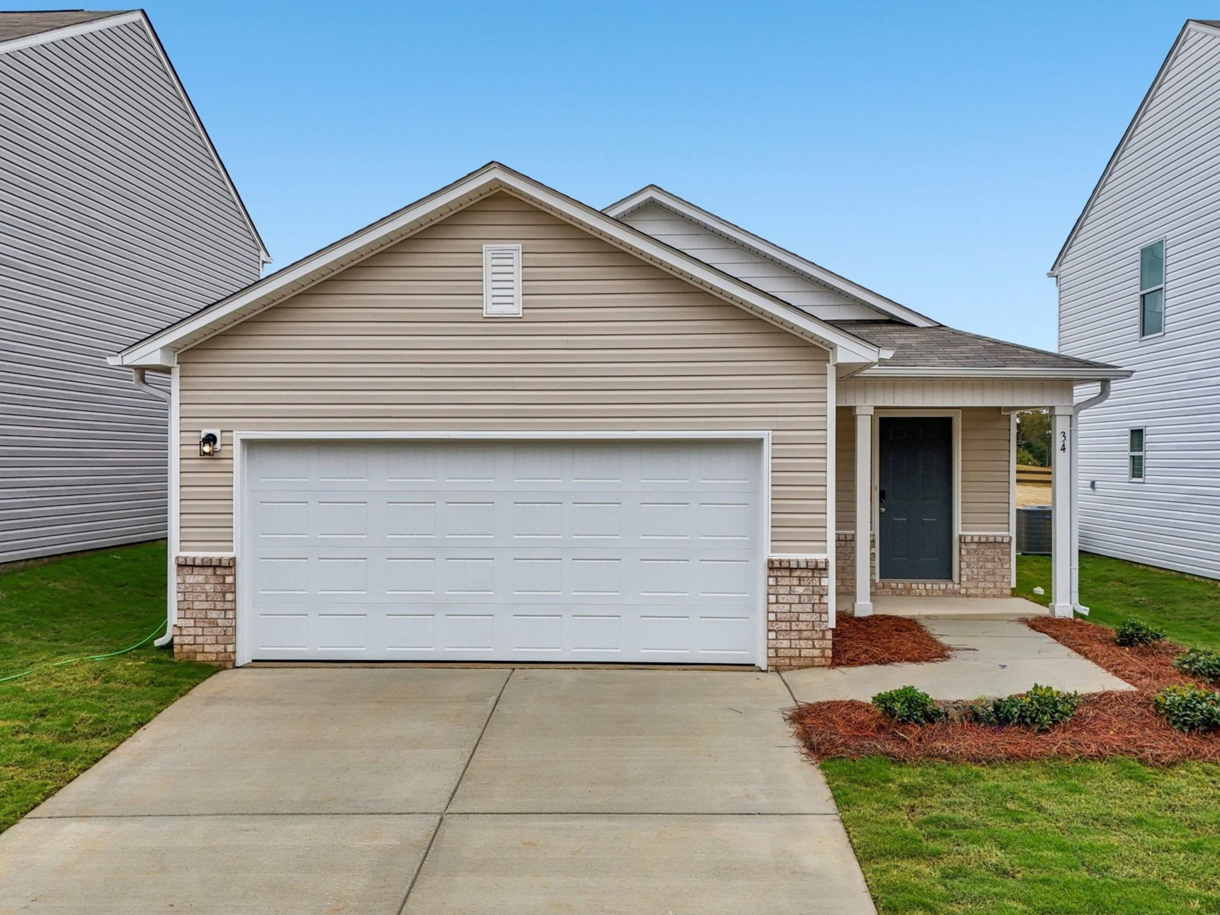 A house with garages.